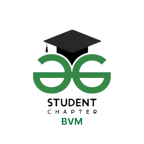 GFG Student Chapter | Birla Vishvakarma Mahavidyalaya (BVM) Logo